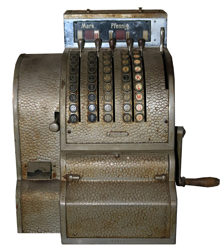 Kasse, Registrierkasse "ANKER-Werke" Original, vintage